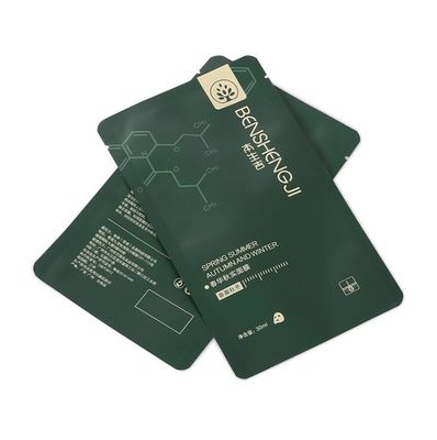 MOPP / VMPET Three Side Seal Pouch Heat Seal Aluminium Foil Bags For Facial Mask