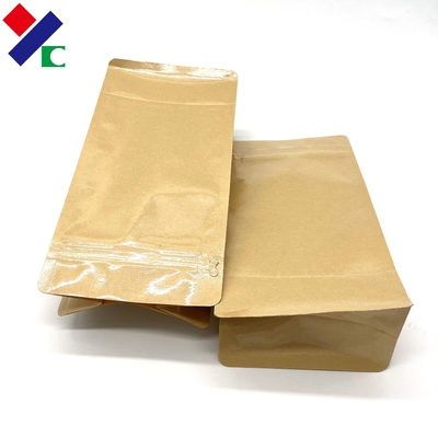 Custom Printed Biodegradable Packaging Bags Compostable Pla Zipper Coffee Tea Nut Pouch