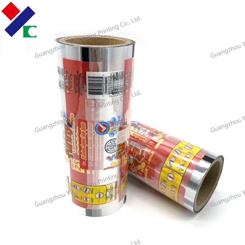 BRC Heat Colorful Juice Packaging Roll Film Pet Food Stretch Film